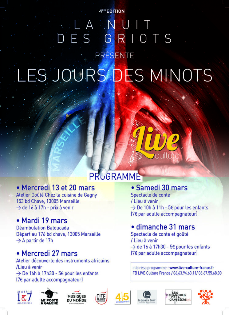 JOURS MINOTS Festival La Nuit Des Griots NDG 2019 Marseille